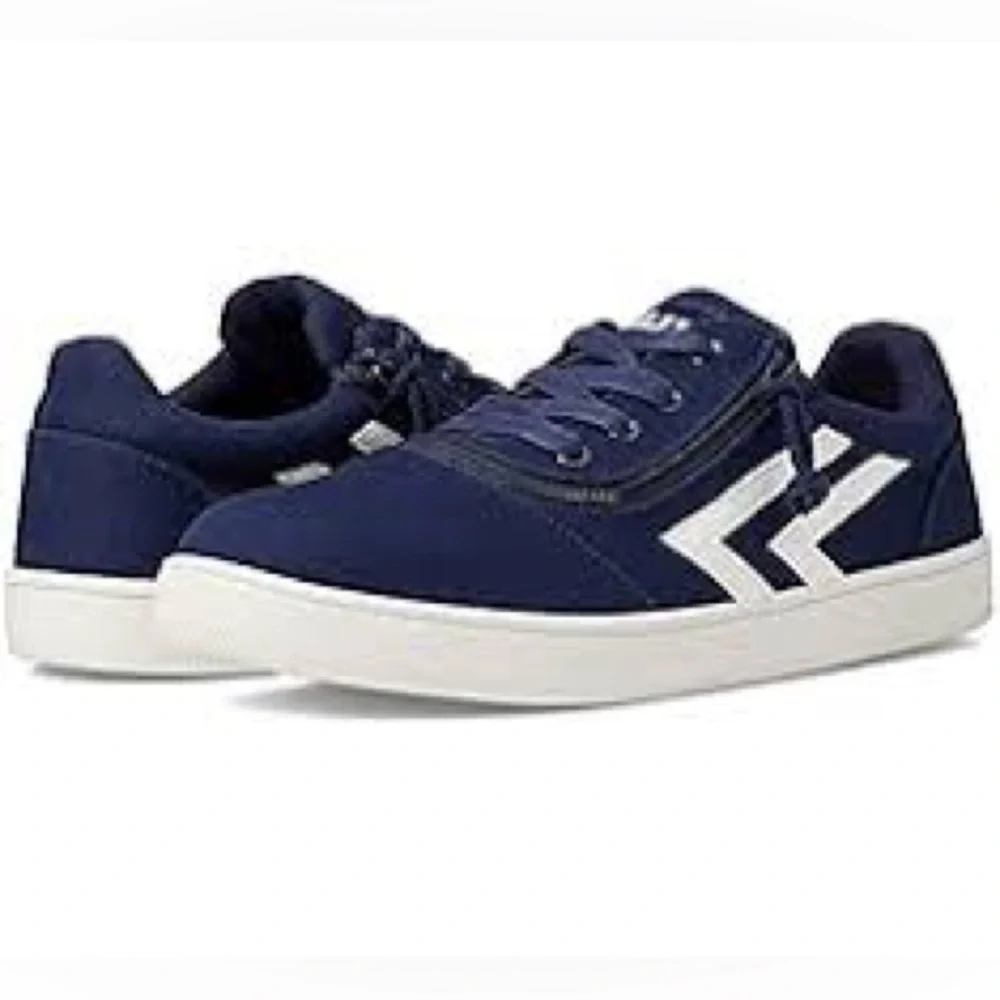 NEW Menβs Billy CS Sneaker Low Navy Blue White 7.5 M - Picture 1 of 7